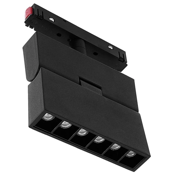 Oprawa szynowa 3-fazowa magnetyczna 481 Domeno LED 6W 3000K z diodami czarna