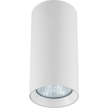 Okrągła LAMPA sufitowa MANACOR LP-232/1D - 130 Light Prestige tuba do jadalni metalowa biała