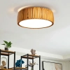 Okrągły plafon Barrel QN-BARREL-F-LED-50-TEAK LED 17W 3000K brązowy
