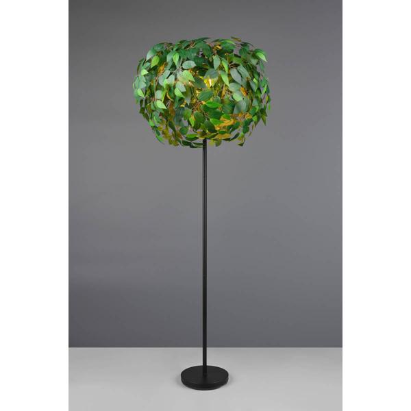 Stojąca lampa podłogowa Leavy R40463015 RL Light drzewo zielona czarna