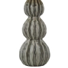 Nocna lampka tkaninowa Lorelai LOR4239 tuba do sypialni szary