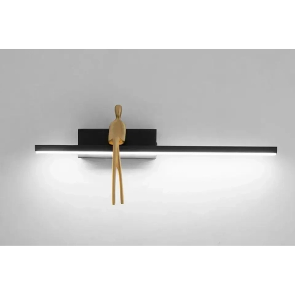 Ścienna lampa BOY MSE1501100459 LED 7W 3000-6000K postać czarna złota