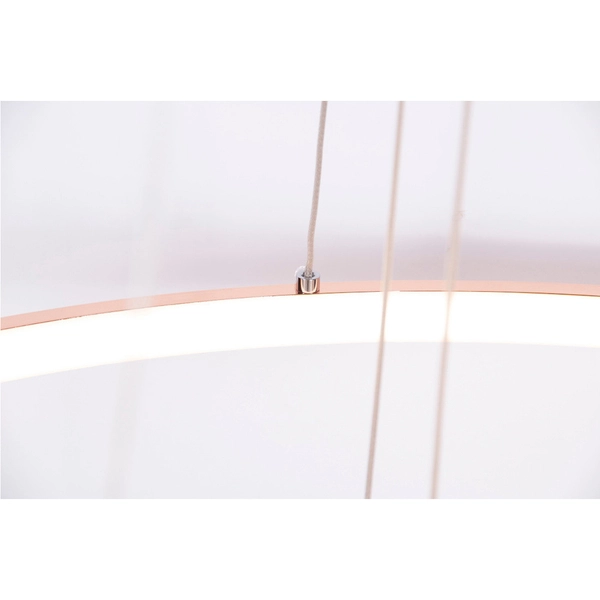 LAMPA wisząca K-8153 KAJA metalowa OPRAWA okrągły ZWIS pierścienie LED 113W 4000K rings złote