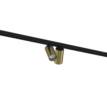 8-punktowa lampa sypialniana Mono 7754 metalowa czarna złota hol