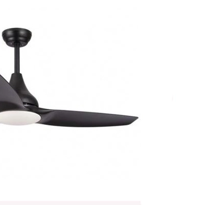 LAMPOWENTYLATOR sufitowy SAGUNTO LE42550 Luces Exclusivas metalowa OPRAWA plafoniera wiatrak LED 18W 3000K plafon czarny