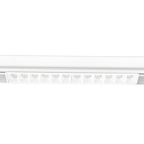 Lampa do szyn magnetycznych Komatsu 6645 LED 3000K metalowa biała