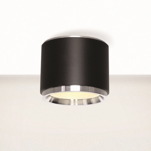 Plafon sufitowy Reti 310402131 Elkim LED 10W 3000K okrągły aluminium czarny