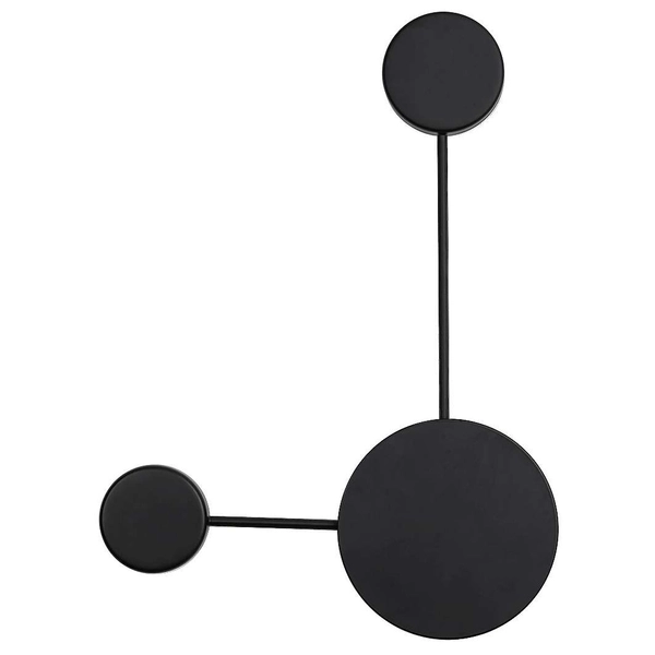 Ścienna LAMPA kinkiet AMADEO 6258 Rabalux dekoracyjna OPRAWA LED 7W 4000K molekuły chemistry furano czarna