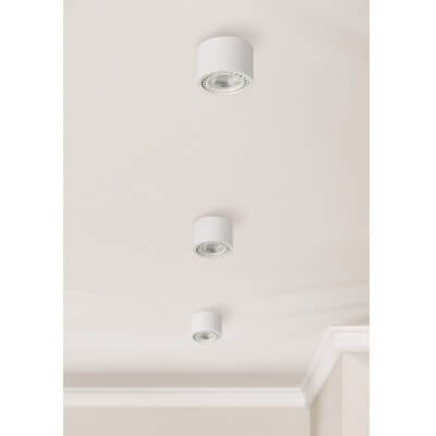 Lampa natynkowa Eco AZ3492 downlight do jadalni biała
