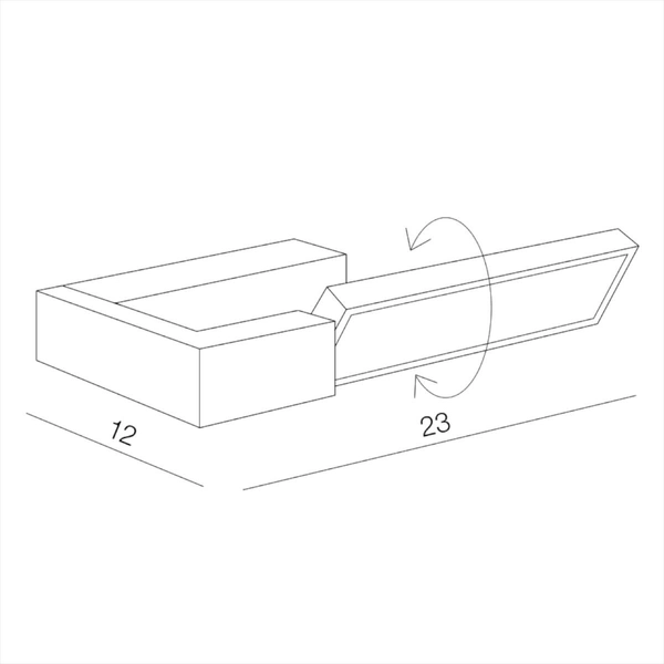 Lampa ścienna kinkiet Dalen AZ5252 metalowy złoty