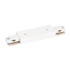 Prosty łącznik 1-fazowy + zasilanie centralne Track Light ML0715 białe