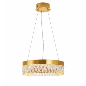 Żyrandol z kryształkami ALEXIS złoty ST-8876P-40 1xLED 10W 3000K glamour