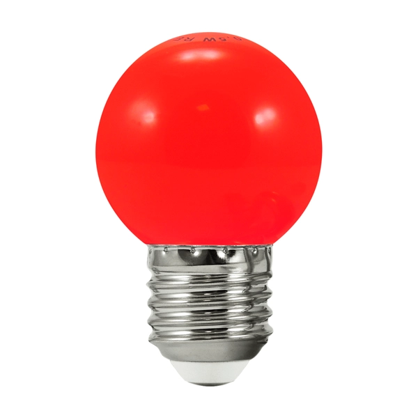 Żarówki do girlandy Party LED 0,5W komplet 2 sztuk IP44 czerwonych