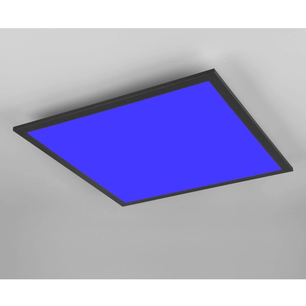 Kwadratowa lampa sufitowa Beta R67664532 LED 18W 2700-6500K czarny