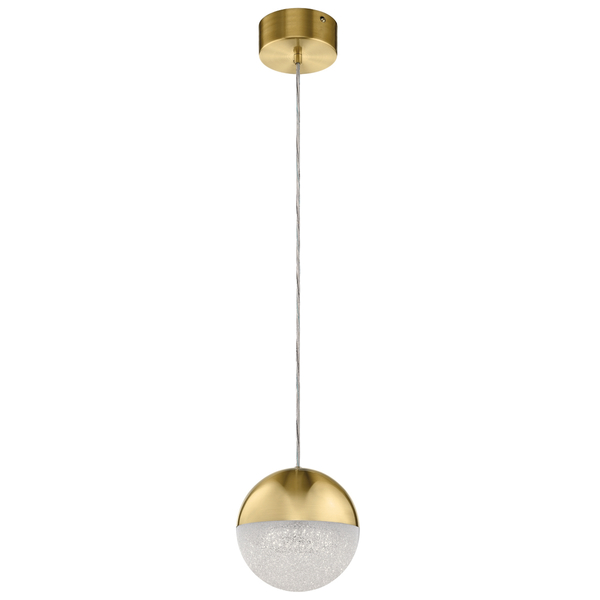 Lampa wisząca kula QN-MOONLIT-P-CG ball metal złoto