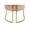 Wypoczynkowy fotel do salonu Chloe Velvet MSE011000303.V13 khaki złoty