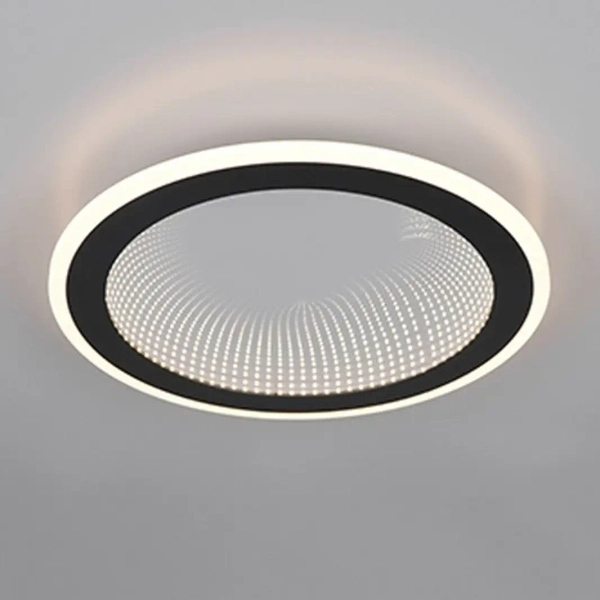 Okrągła lampa sufitowa GLACE R67681132 LED 21,5W 2700-6500K czarny biały