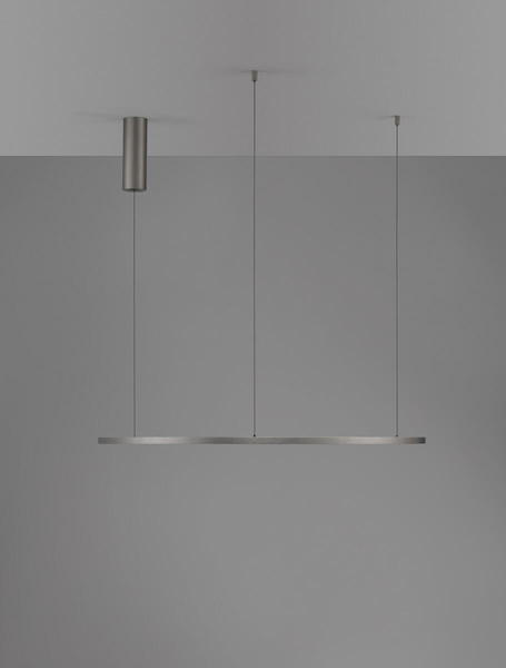 Wisząca lampa okrąg TOLUCA LE42787 Luces Exclusivas LED 48W 3000K srebrna