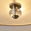 Lampa sufitowa glamour Hudson 70558 Endon kryształki crystals mosiądz