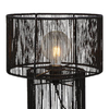 Stojąca lampa stołowa Soga 108768 Markslojd salonowa juta czarny