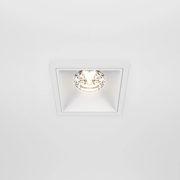 Lampa wpuszczana do salonu Alfa DL043-01-15W3K-D-SQ-W LED 15W 3000K biały