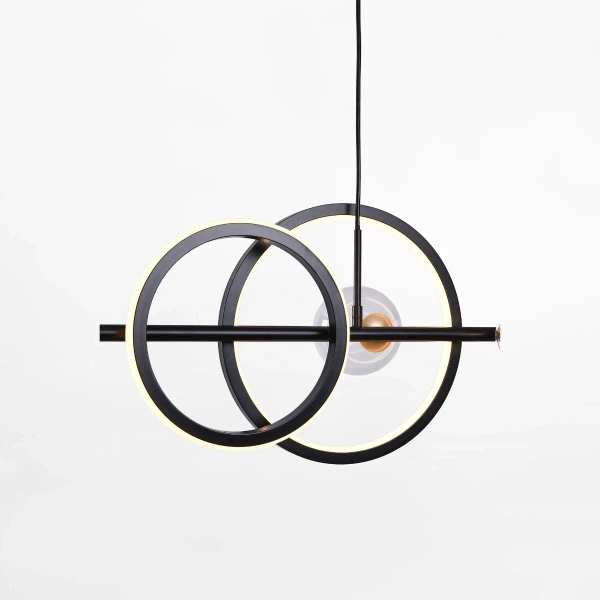 Designerska lampa wisząca TAREMI 003064-031208 LED 20W CCT czarny