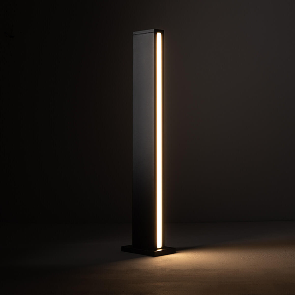 Stojąca lampa ogrodowa Slit 11376 Nowodvorski LED 12W 3000K IP54 słupek czarna