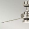 Lampa z wiatrakiem Xety nikiel KLF-XETY-56-BN 10W 4000K na pilot