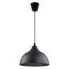 Salonowa lampa zwisowa Cap 570 TK Lighting kopuła metalowa czarna