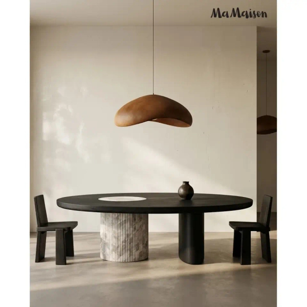 Stół jadalniany ATLANTE MM001501100400 marmur drewno mango 240x120cm