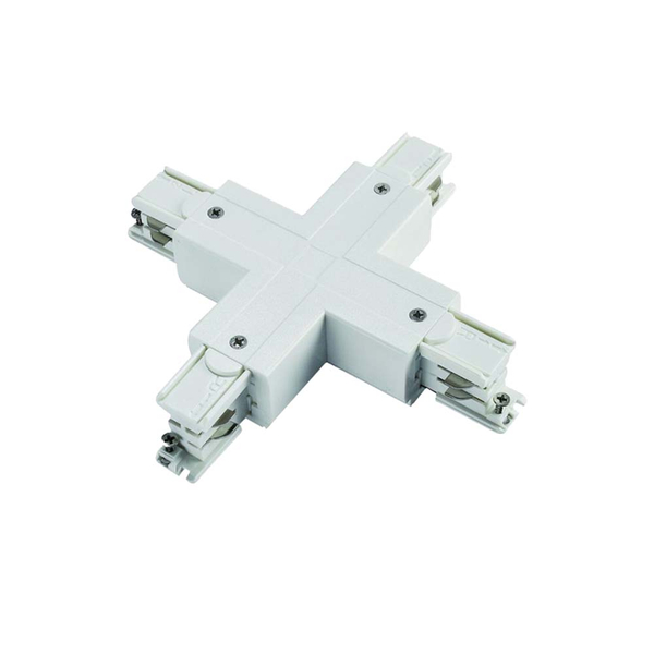 Łącznik krzyżowy szynoprzewodu X Connector 8116 Shilo 3-fazowy biały