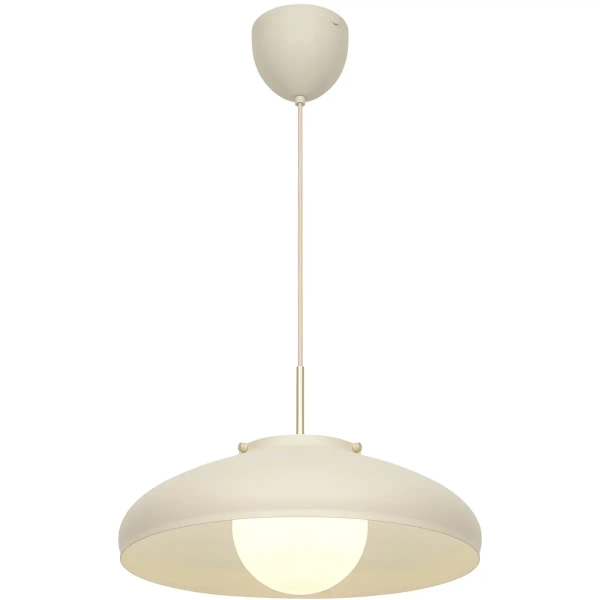 Lampa wisząca nad stół Latif 2520123009 owalny szkło opalowe beżowy