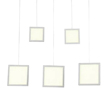 LAMPA wisząca DIXON ML269 Milagro kwadratowe OPRAWKI zwieszane LED 33W 4000K listwa sufitowa kaskada squares biała