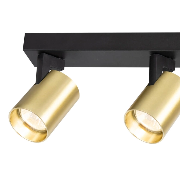 Sufitowa lampa do jadalni Volf ML0683 Milagro tubki sople czarny złoty