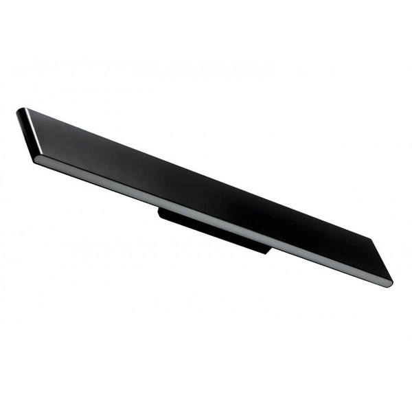 Podłużna lampa ścienna Norman LED 23W 3000K do przedpokoju czarna