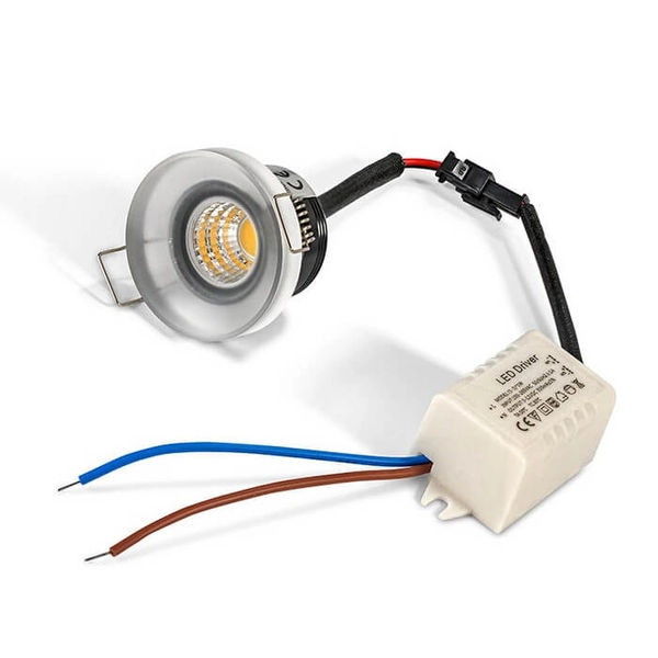 Wpuszczane oczko ledowe OKA AZ2234 LED 3W 3000K przezroczyste