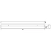 Kinkiet ścienny nad lustro ROCCO 283919006 Trio LED 13W 3000K IP44 srebrny