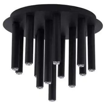 LAMPA sufitowa STALACTITE 8355 Nowodvorski metalowa OPRAWA tuby plafon sople czarne