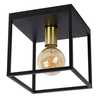 Salonowa lampa sufitowa RUBEN 00124/01/30 Lucide loft czarny złoty