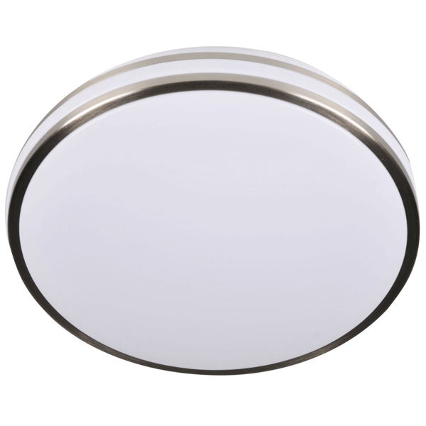 Nowoczesna lampa sufitowa Orbit okrągła LED 15W 4000K nikiel