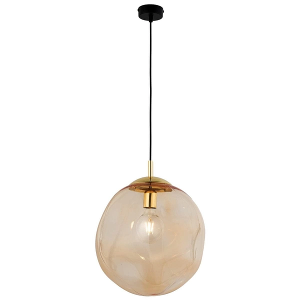 Modernistyczna lampa wisząca Sol 4261 TK Lighting szklana bursztynowa