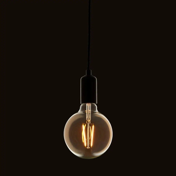 Okrągła żarówka E27 Globe E27 77111 LED 2W 2200K bursztynowy