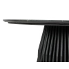Stół do jadalni LEVANTE MM001501100334 czarny drewniany fi120cm
