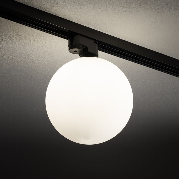 Lampa do 1-obwodowego systemu szynowego Profile 11298 Nowodvorski ball czarna biała