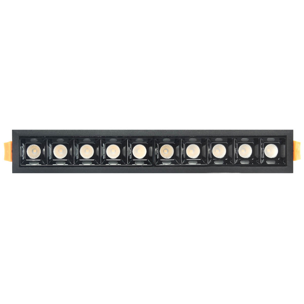 Podtynkowa lampa sufitowa 587 Domeno LED 20W 4000K czarna