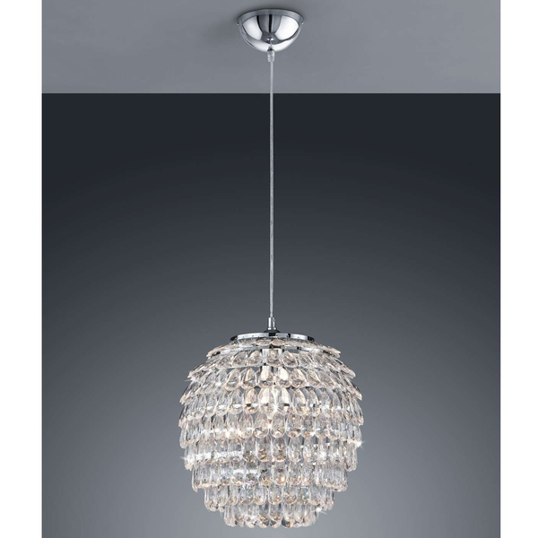 Kryształowa lampa wisząca PETTY R30451906 RL Light glamour crystals ananas chrom