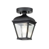 Ogrodowy plafon Bayview BAYVIEW-PORCH-BK metalowy IP44 czarny