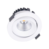 Wpust LAMPA sufitowa CYKLOP H0094 Maxlight podtynkowa OPRAWA metalowa do łazienki LED 12W 3000K oczko okrągłe IP65 białe