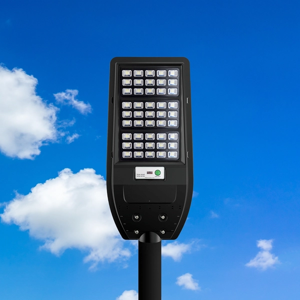 Lampa solarna na pilot Via EKO9094 Ekolight LED 100W 6000K IP65 czarna