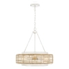 Boho wisząca lampa Waylon QZ-WAYLON-4P-AWH naturalna lina